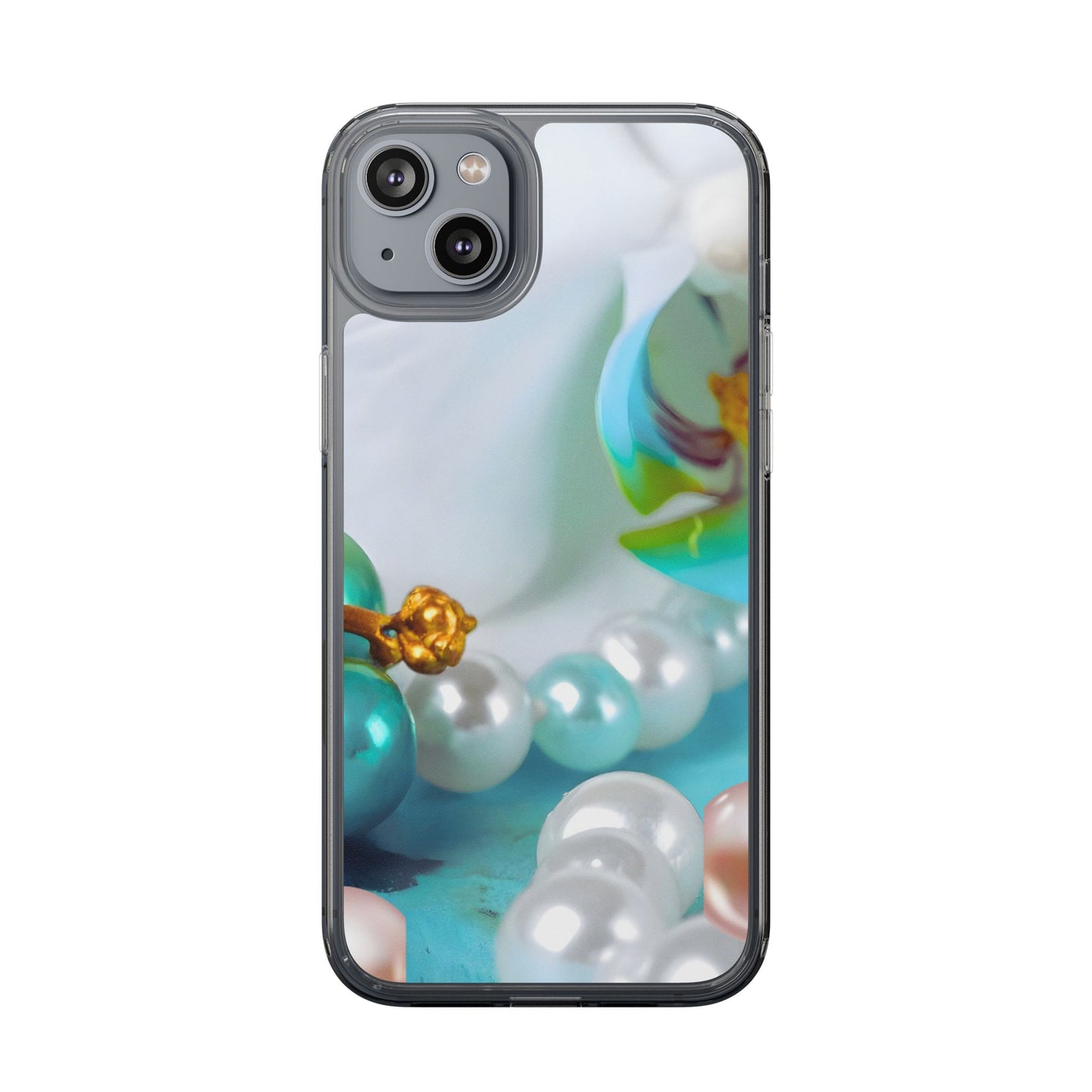 Clear Phone Case – Mermaid's Pearl