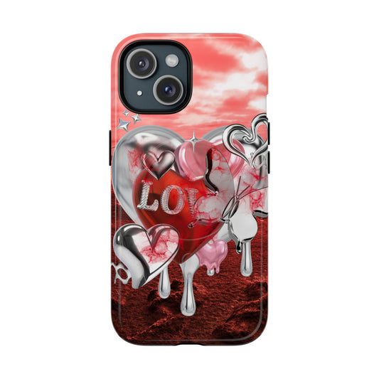 Protective Magnetic Phone Case – Chrome Love