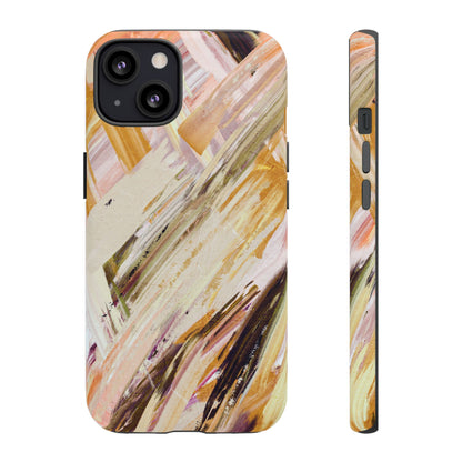 Protective Phone Case – Brush & Bronze