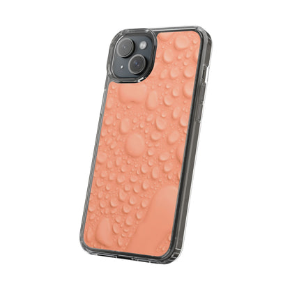 Clear Phone Case – Apricot Rain