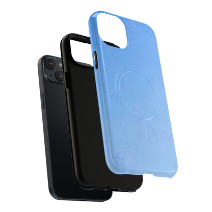Protective Magnetic Phone Case – Azure Fade