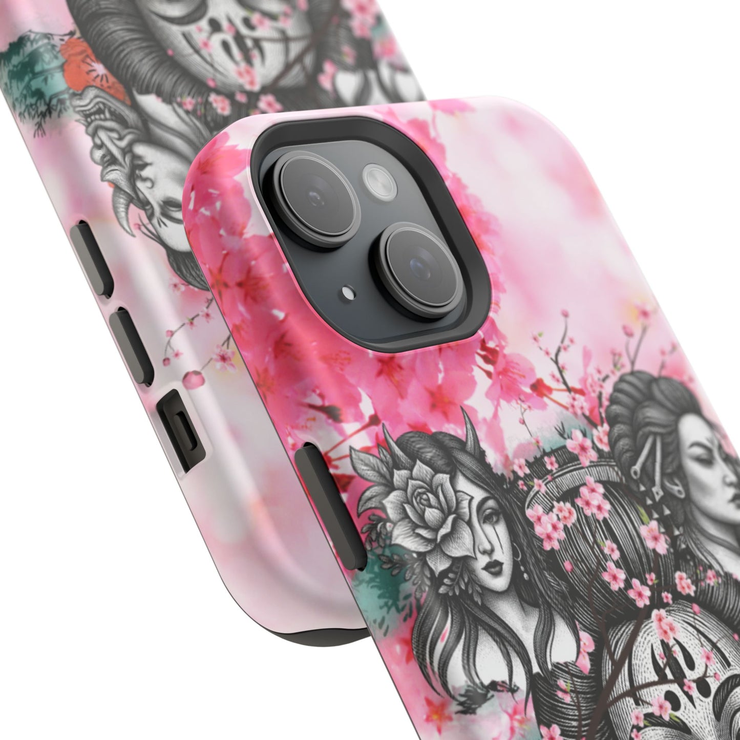 Wireless-Charging Compatible Case – Blossom & Thorn