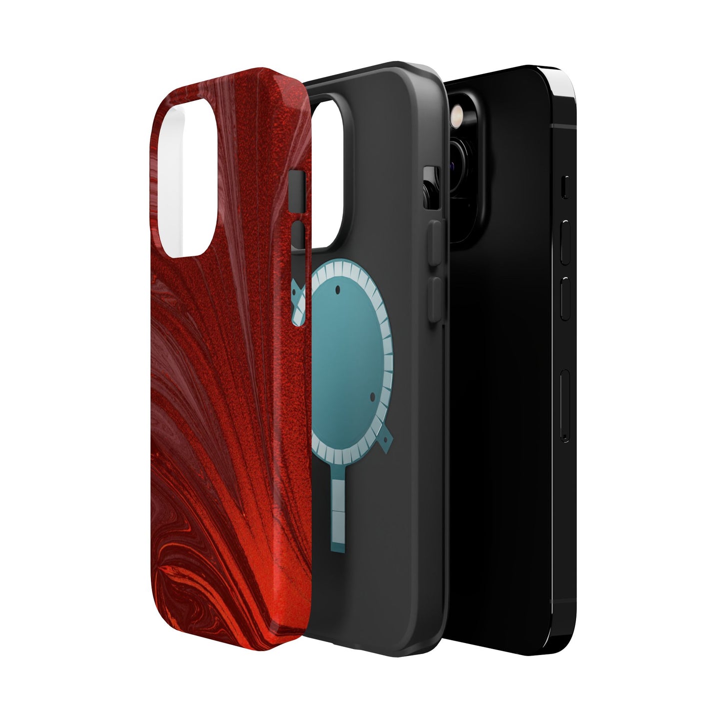 Wireless-Charging Compatible Case – Crimson Current