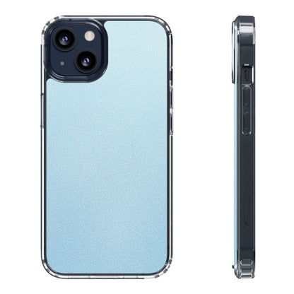 Clear Phone Case – Blue Whisper