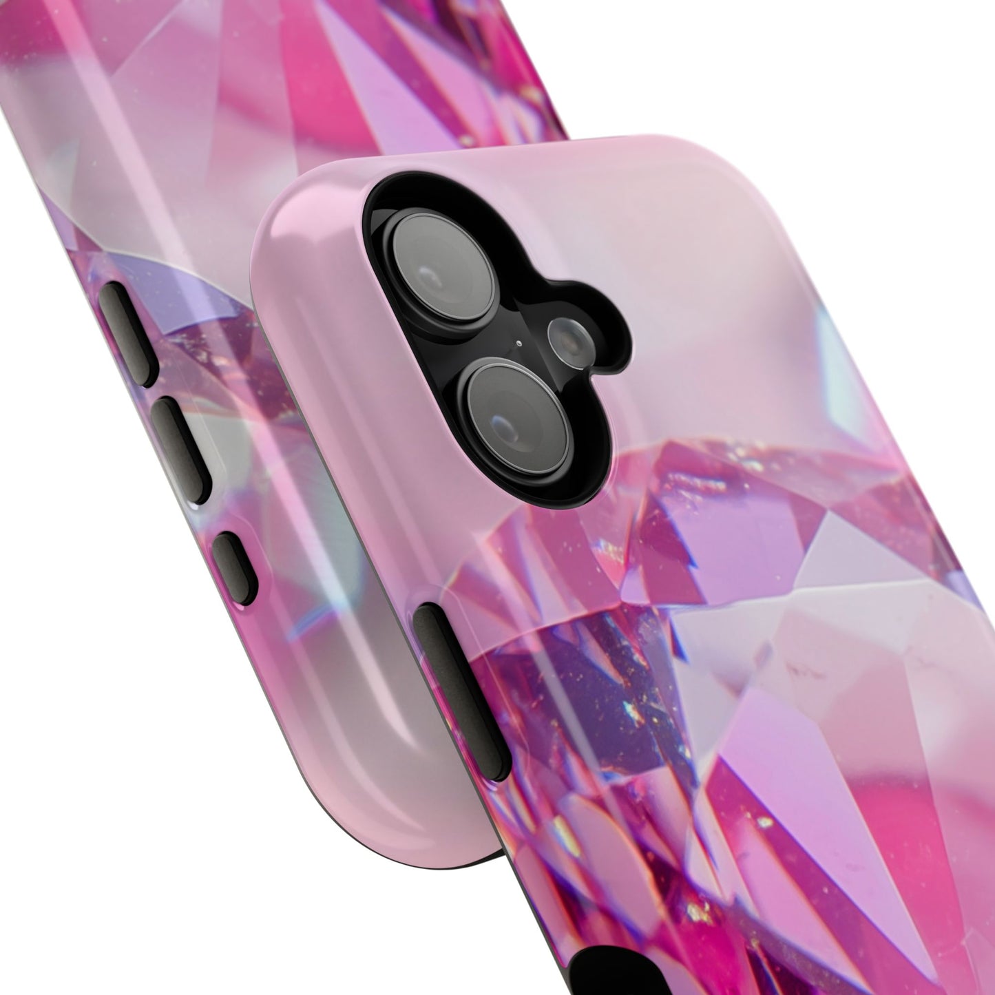 Impact-Resistant Phone Case – Pink Ice