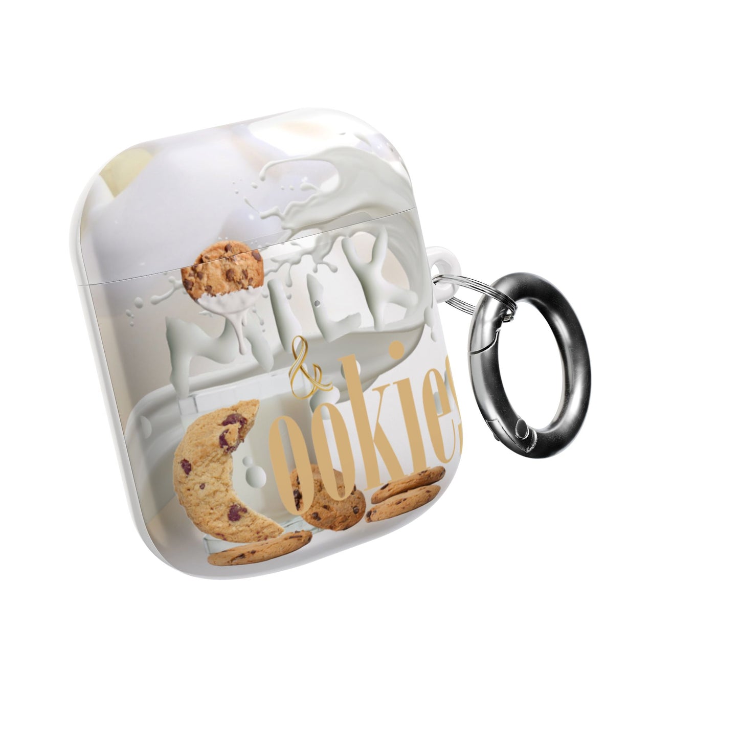 Earbud Case Cover – Milk & Cookies