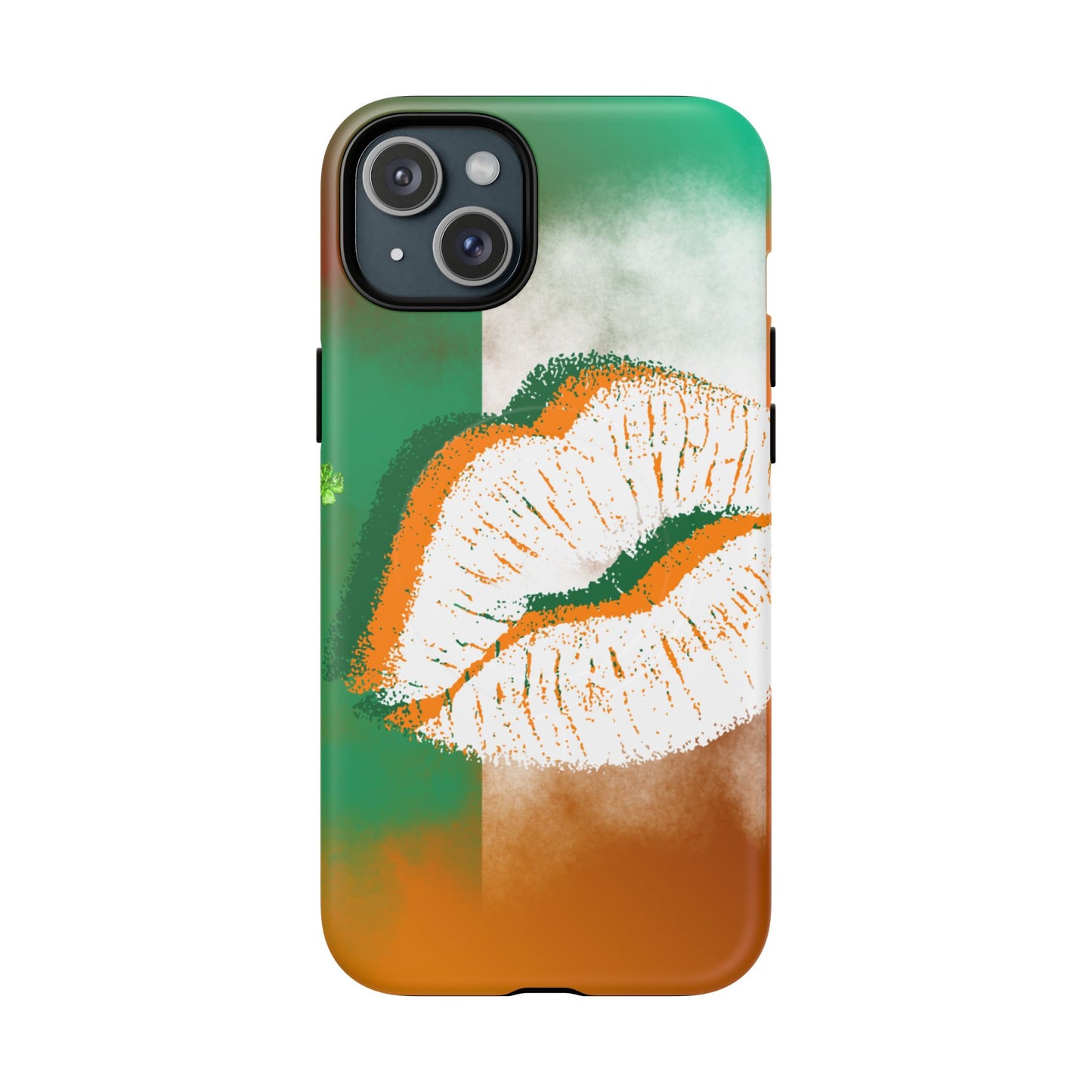 Dual-Layer Phone Case – Irish Lip St. Patrick’s Day Design