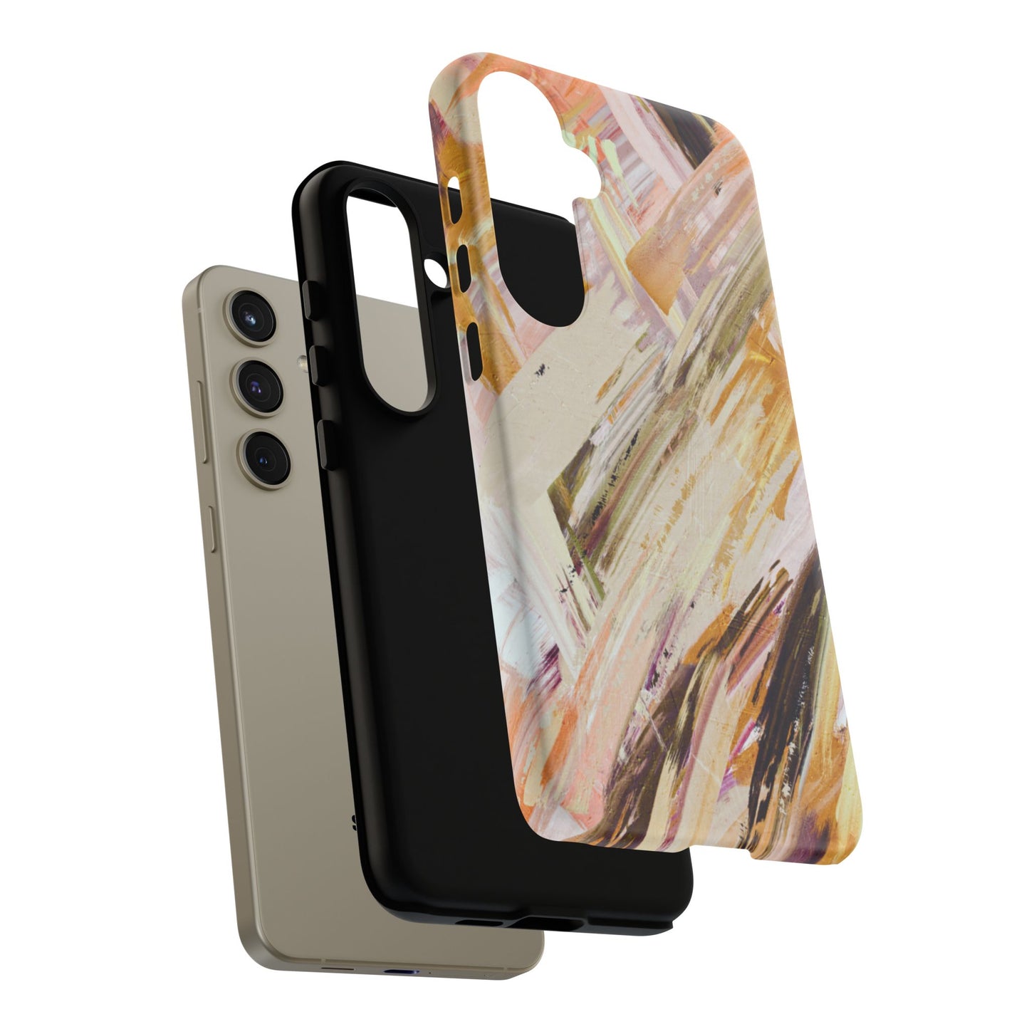 Protective Phone Case – Brush & Bronze