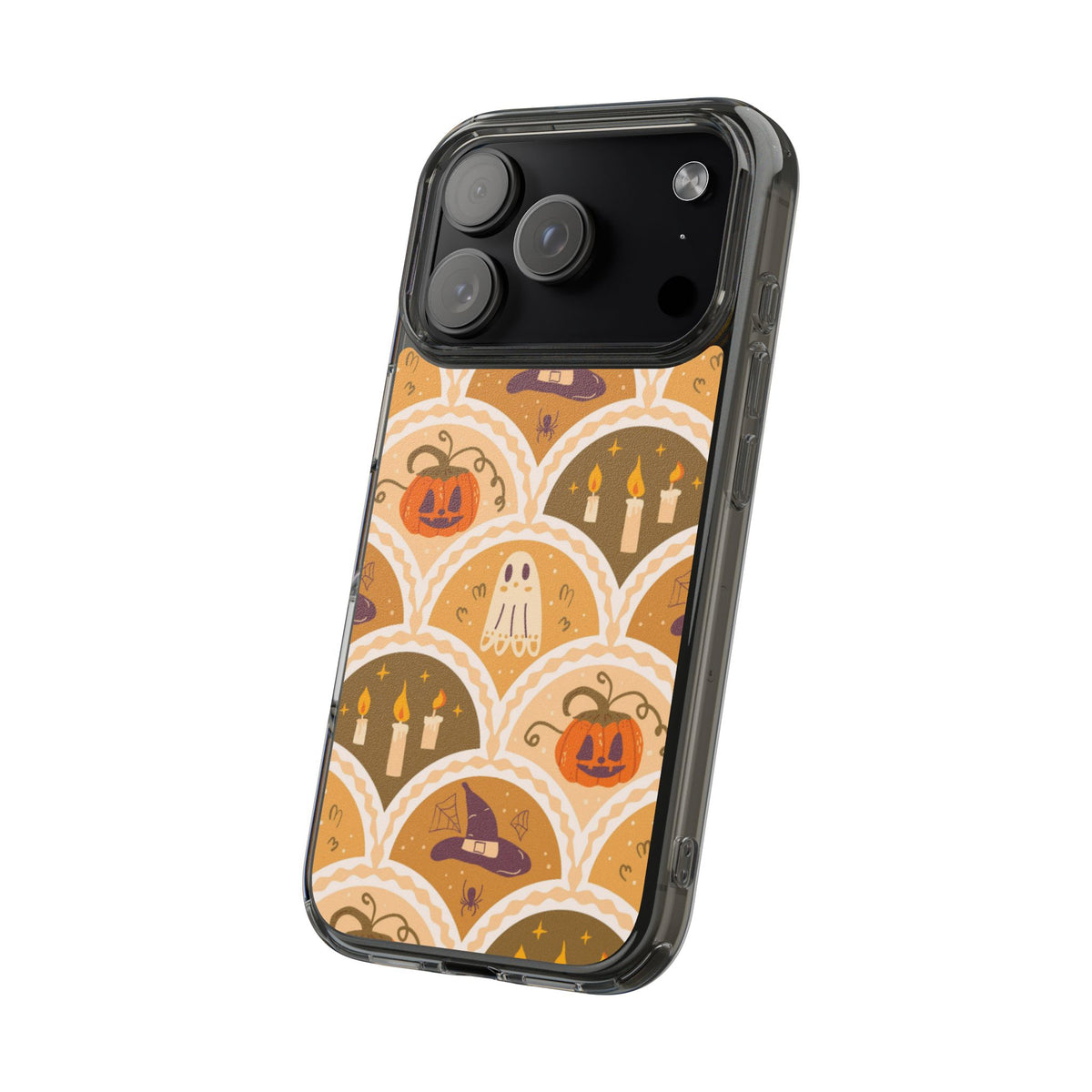 Clear Phone Case – Vintage Haunt – Compatible with iPhone 13–17 & Samsung Galaxy S25–S26 Series