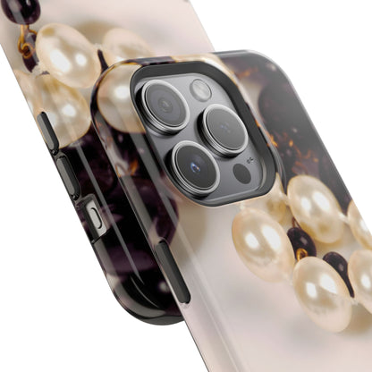 Wireless-Charging Compatible Case – Noir Pearl