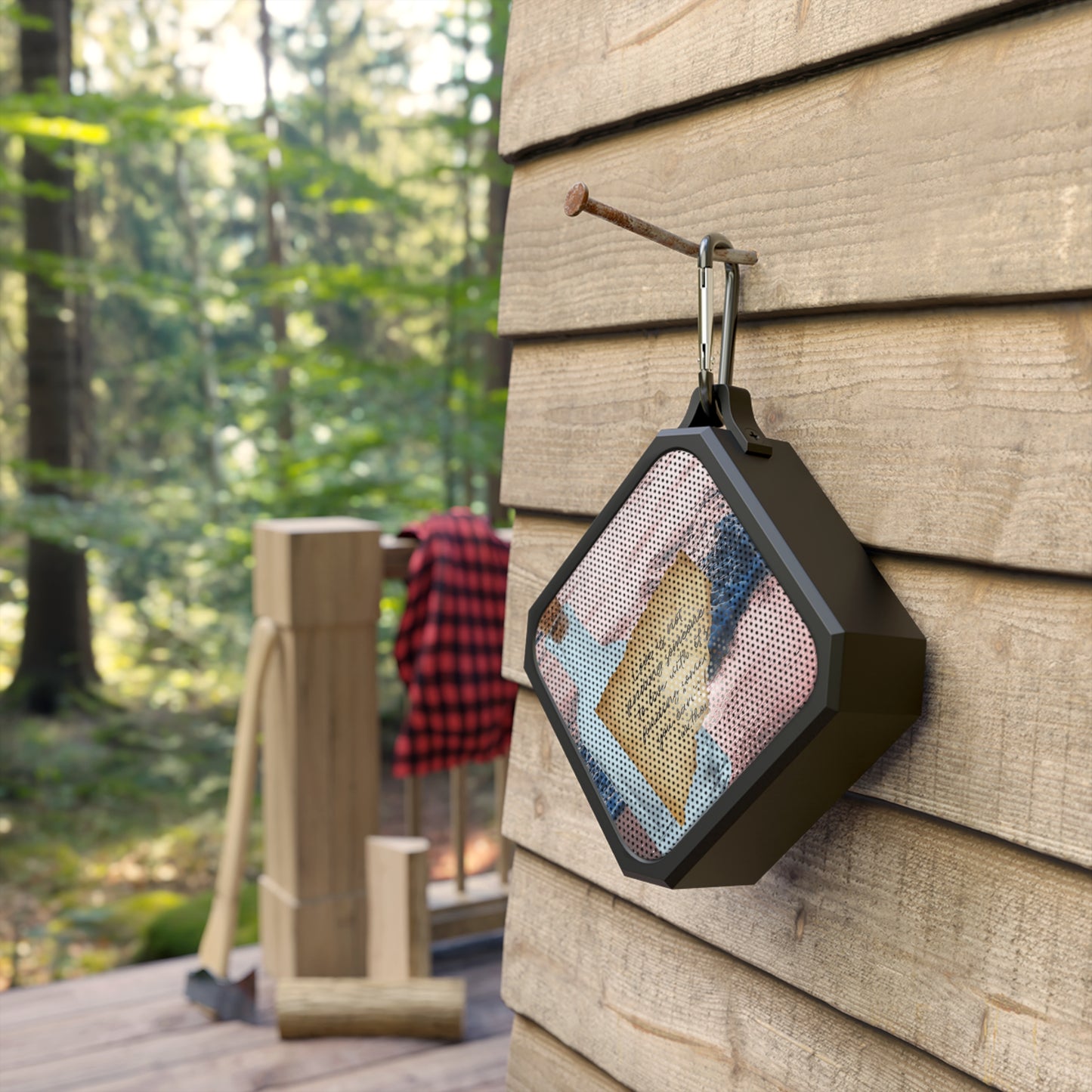 Water-Resistant Bluetooth Speaker – Written in the Tide
