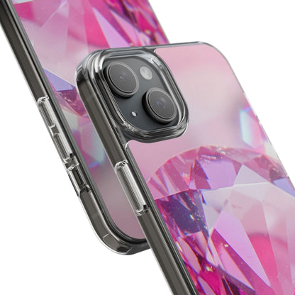 Clear Phone Case – Pink Ice
