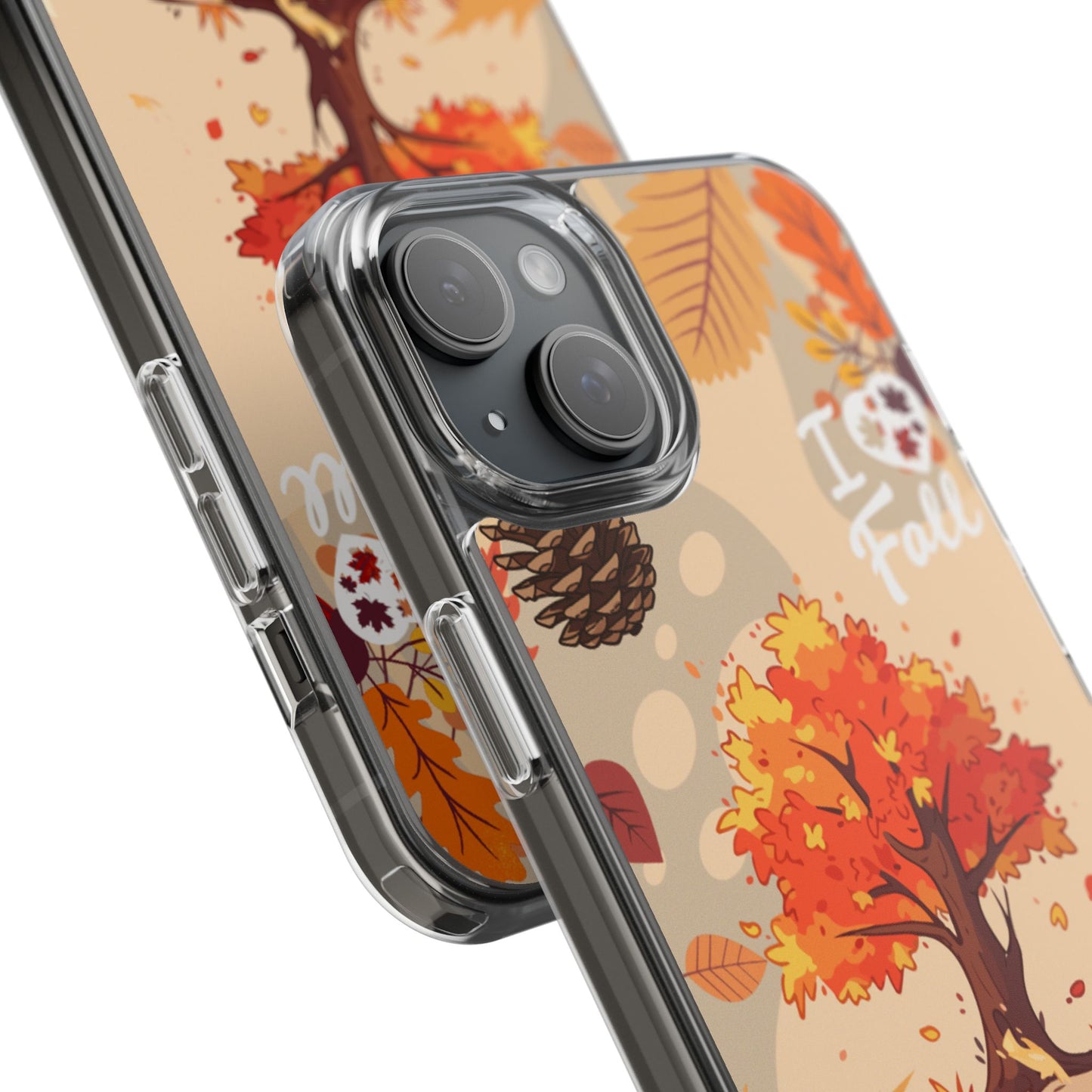 Clear Phone Case – Fall in Love