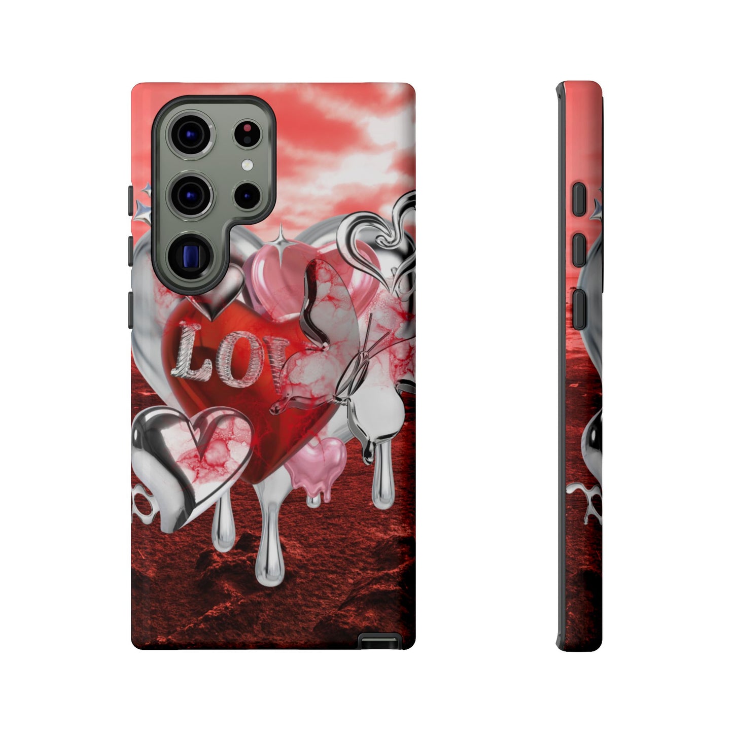 Protective Phone Case – Chrome Love
