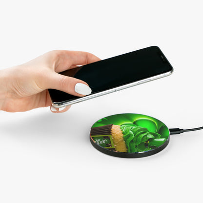 Wireless Charger – Lucky Clover Cupcake