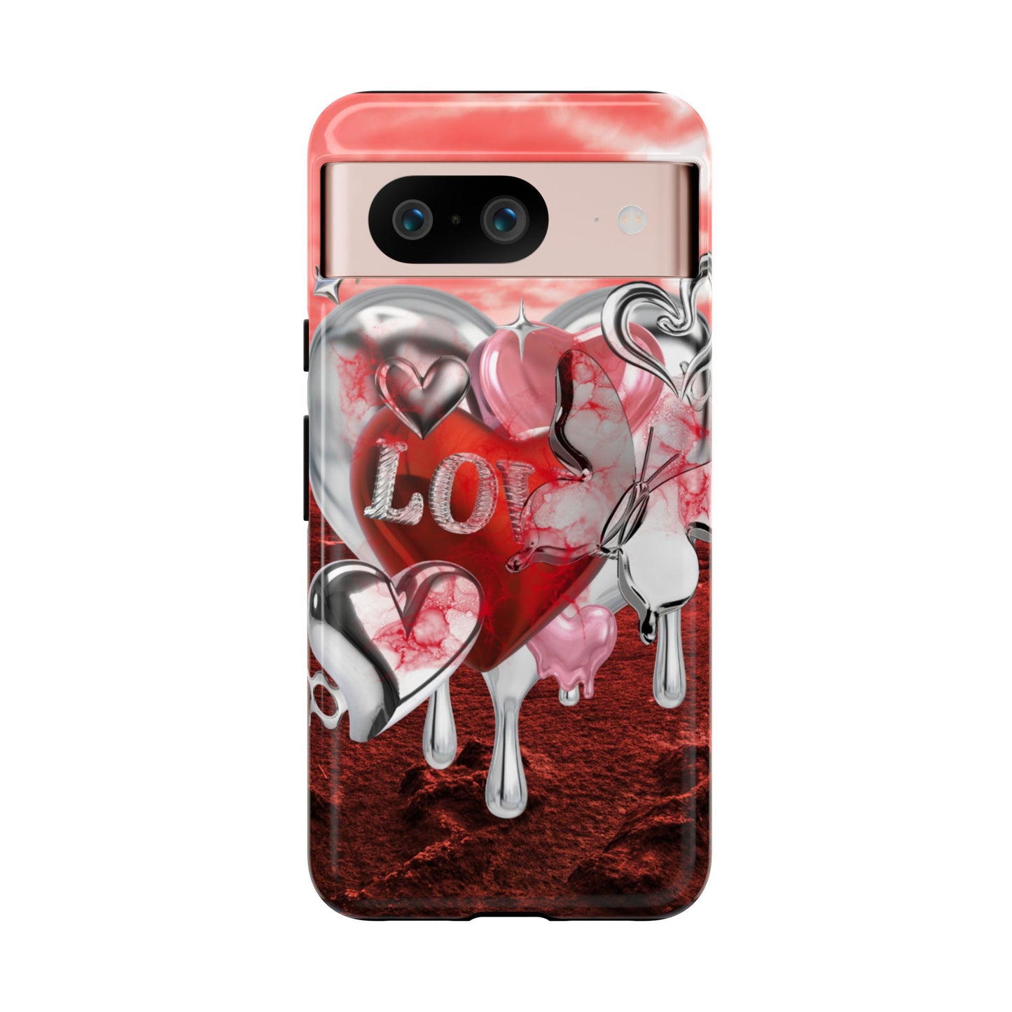 Protective Phone Case – Chrome Love