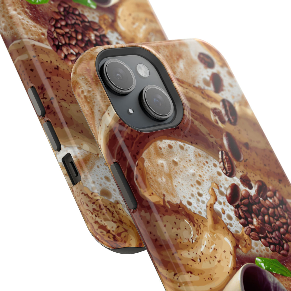 Impact-Resistant Phone Case – Love at First Sip – Compatible with iPhone 11–17 & Samsung Galaxy S22–S26 Series