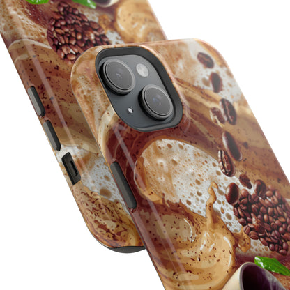 Impact-Resistant Phone Case – Love at First Sip – Compatible with iPhone 11–17 & Samsung Galaxy S22–S26 Series