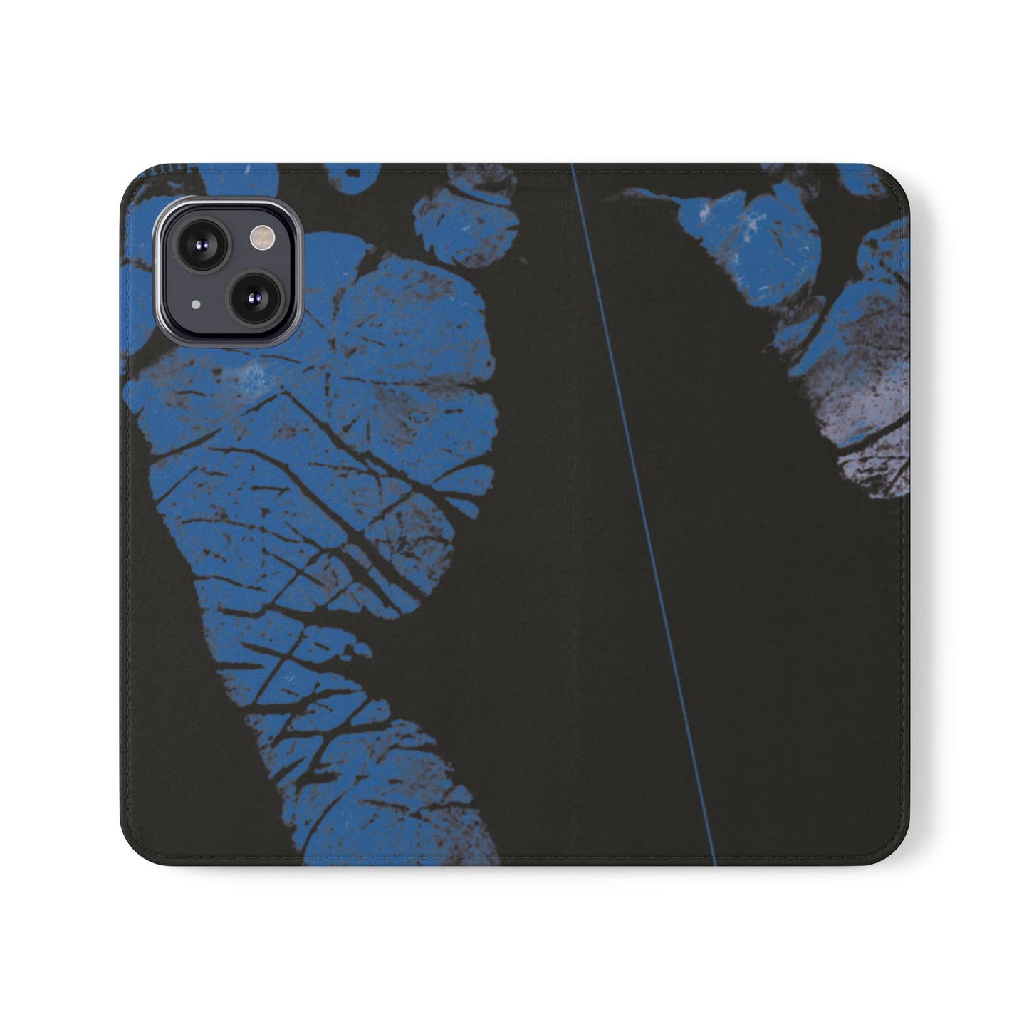 Flip Case – Mom’s Little Blue Footprints