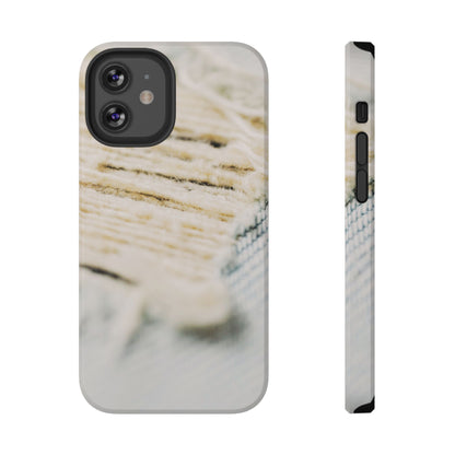 Impact-Resistant Phone Case – Woven Warmth