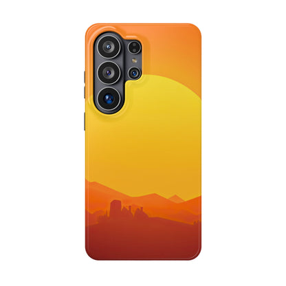Wireless-Charging Compatible Case – Desert Sunrise