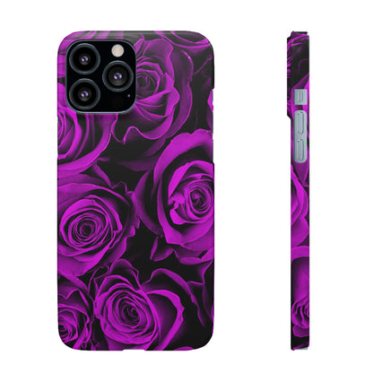 Snap Phone Case – Amethyst Roses