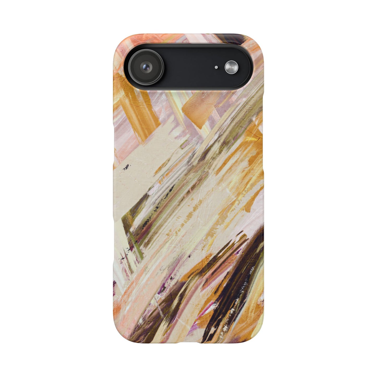 Snap Phone Case – Brush & Bronze