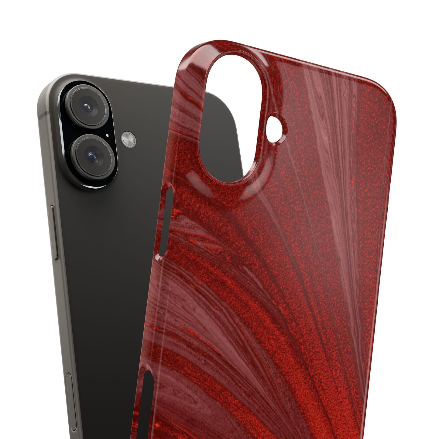 Snap Phone Case – Crimson Current