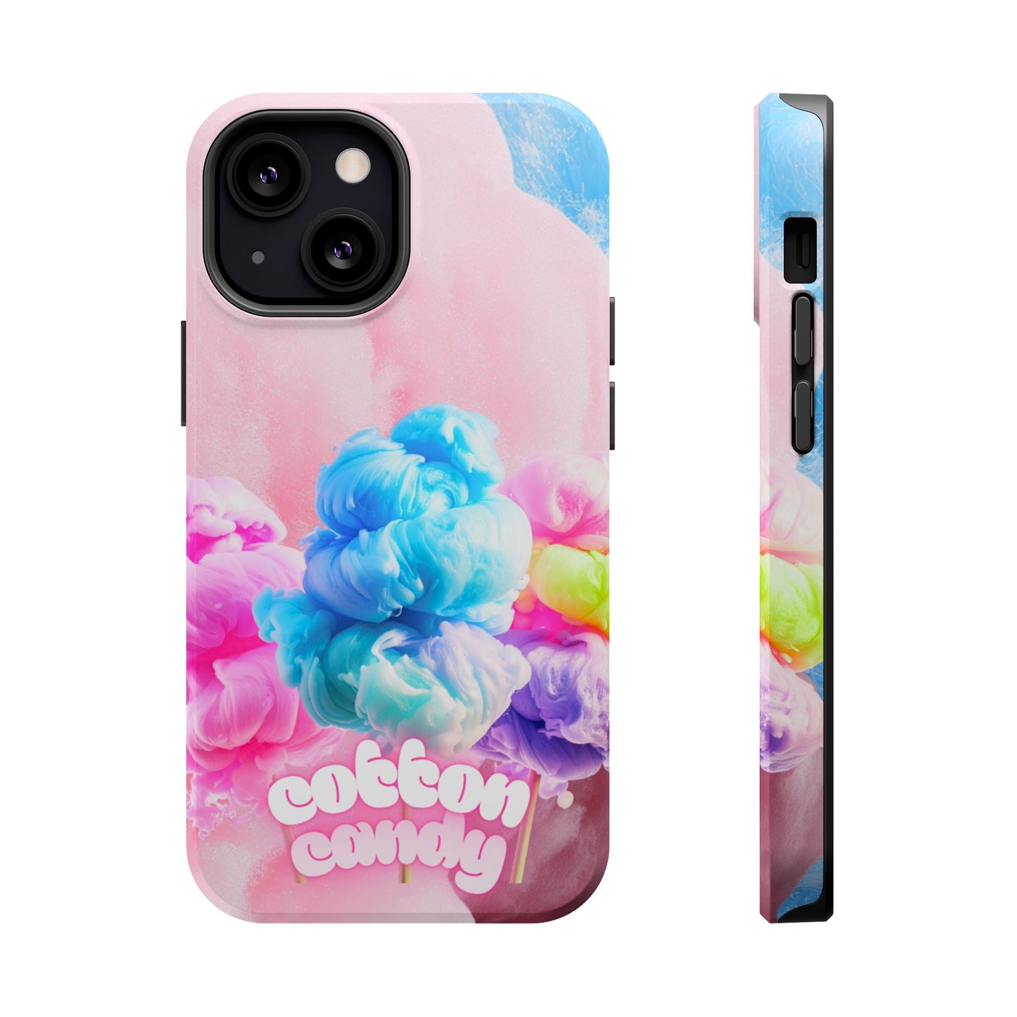 Wireless-Charging Compatible Case – Cotton Candy Dream
