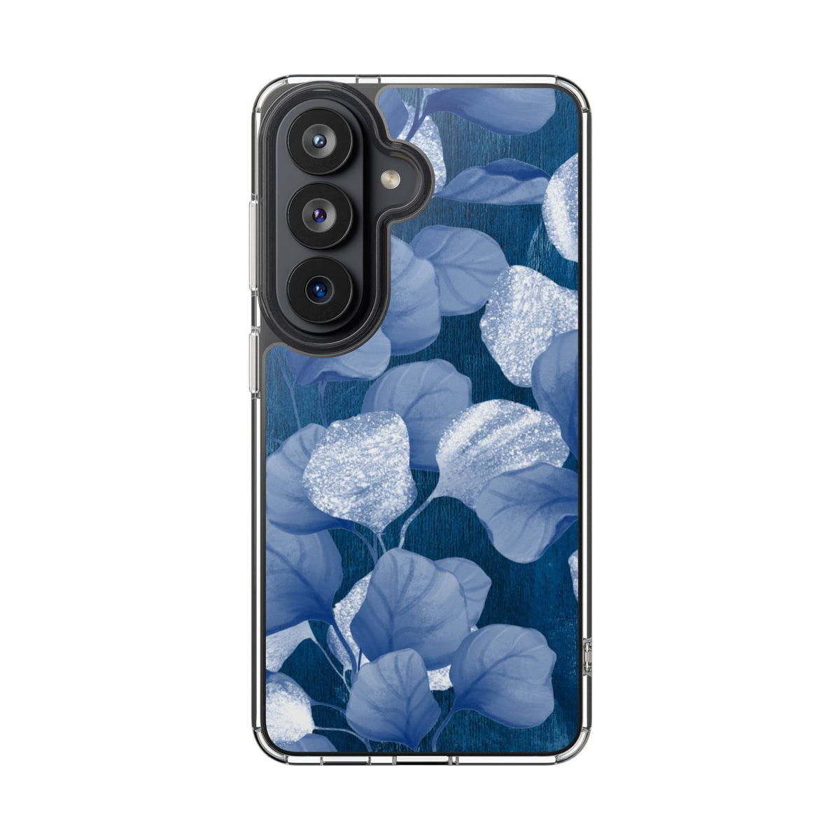 Clear Phone Case – October Blues – Compatible with iPhone 13–17 & Samsung Galaxy S25–S26 Series