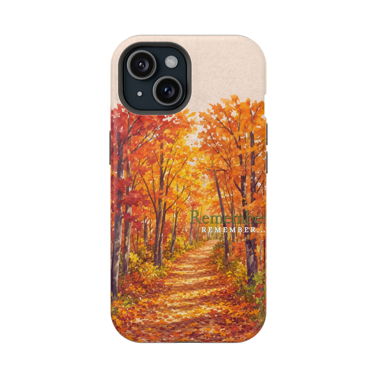 Impact-Resistant Phone Case – Autumn Remembered – Compatible with iPhone 11–17 & Samsung Galaxy S22–S26 Series