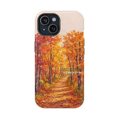 Impact-Resistant Phone Case – Autumn Remembered – Compatible with iPhone 11–17 & Samsung Galaxy S22–S26 Series