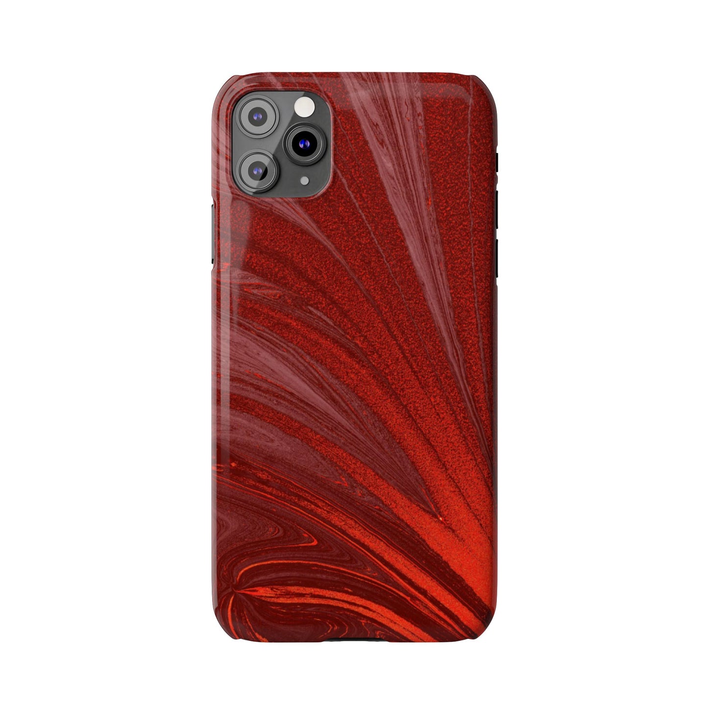 Slim Phone Case — Crimson Current
