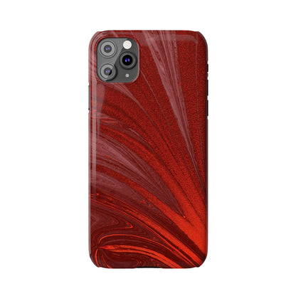 Slim Phone Case — Crimson Current