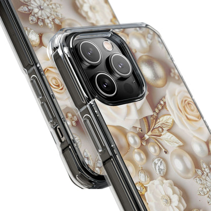 Clear Magnetic Phone Case – Ivory Opulence