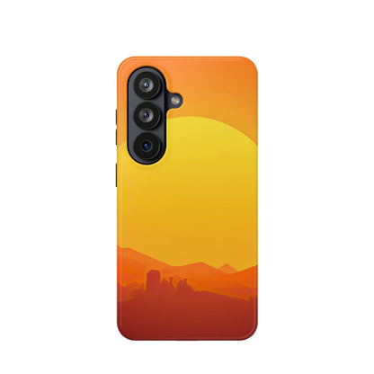 Wireless-Charging Compatible Case – Desert Sunrise