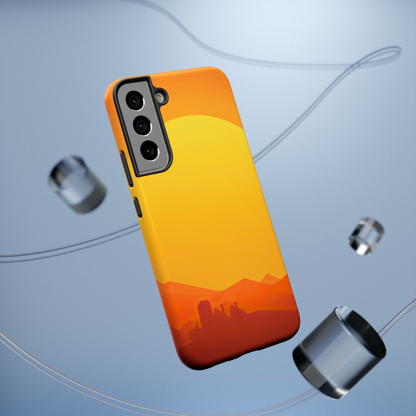 Impact-Resistant Phone Case – Desert Sunrise