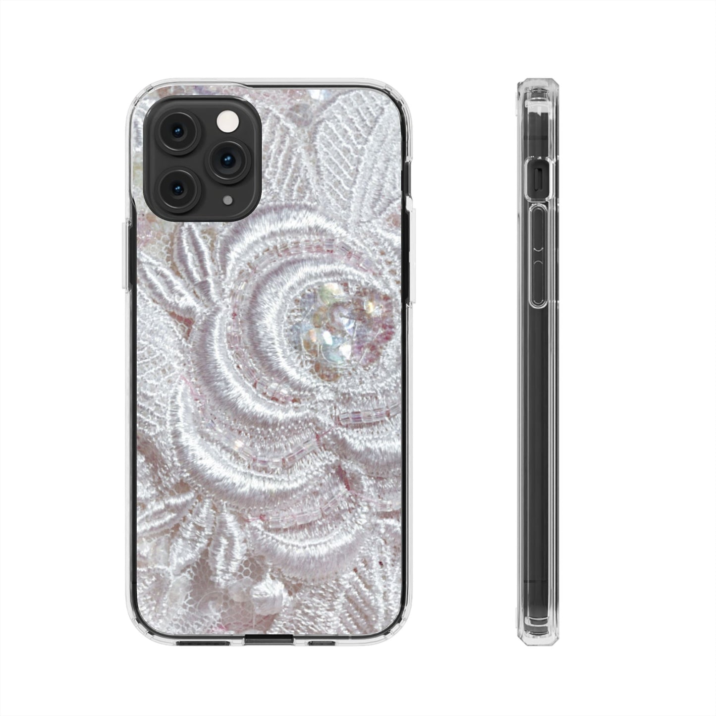 Clear Phone Case – Lace Veil
