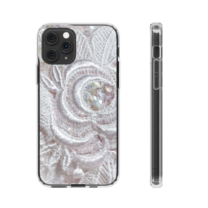 Clear Phone Case – Lace Veil