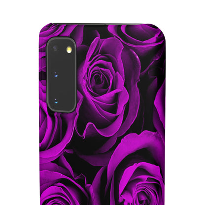 Snap Phone Case – Amethyst Roses