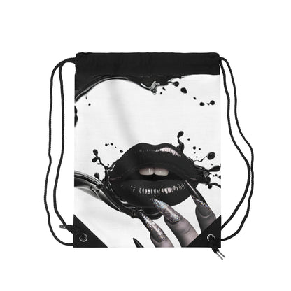 Drawstring Bag – Liquid Noir