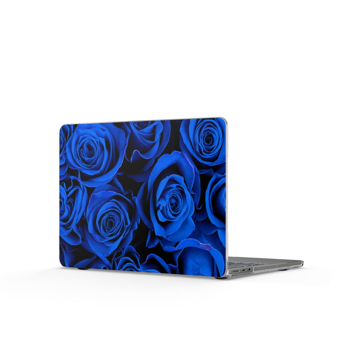 Clear Laptop Case – Midnight Bloom