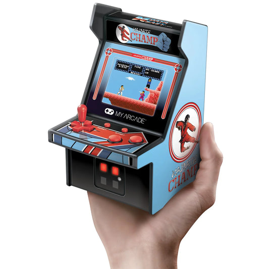 6" Retro Karate Champ Micro Arcade