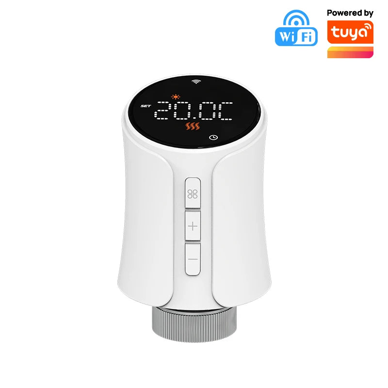 Tuya Smart Thermostat Radiator Actuator TRV Wifi Thermostatic Valve Heating Smart Valvetemperature Controller Alexa Google Home