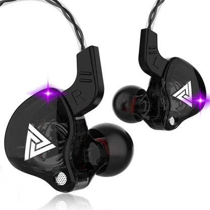 Original QKZ AK6 Copper Driver Hifi Wired Earphone 3.5MM Race Sport Headphone Bass Stereo Headset Music Earbuds in Ear with Mic