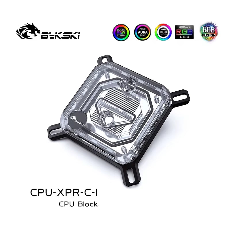 CPU Block Use for INTEL LGA115X 1200 1700 2011 /AMD Ryzen 3/5/7 X470 X570 Water Cooler Radiator CPU-XPR-C-M/CPU-XPR-C-I
