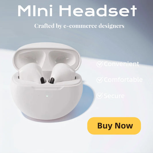 TWS Bluetooth Earphones Wireless Bluetooth Headset Noise Cancelling Earbuds with Mic Wireless Headphones