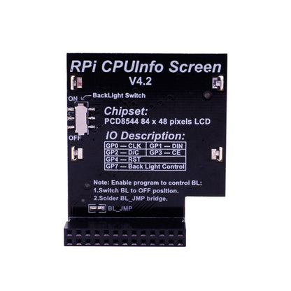 1.6" LCD CPU Display - Backlit Computer Performance Monitor