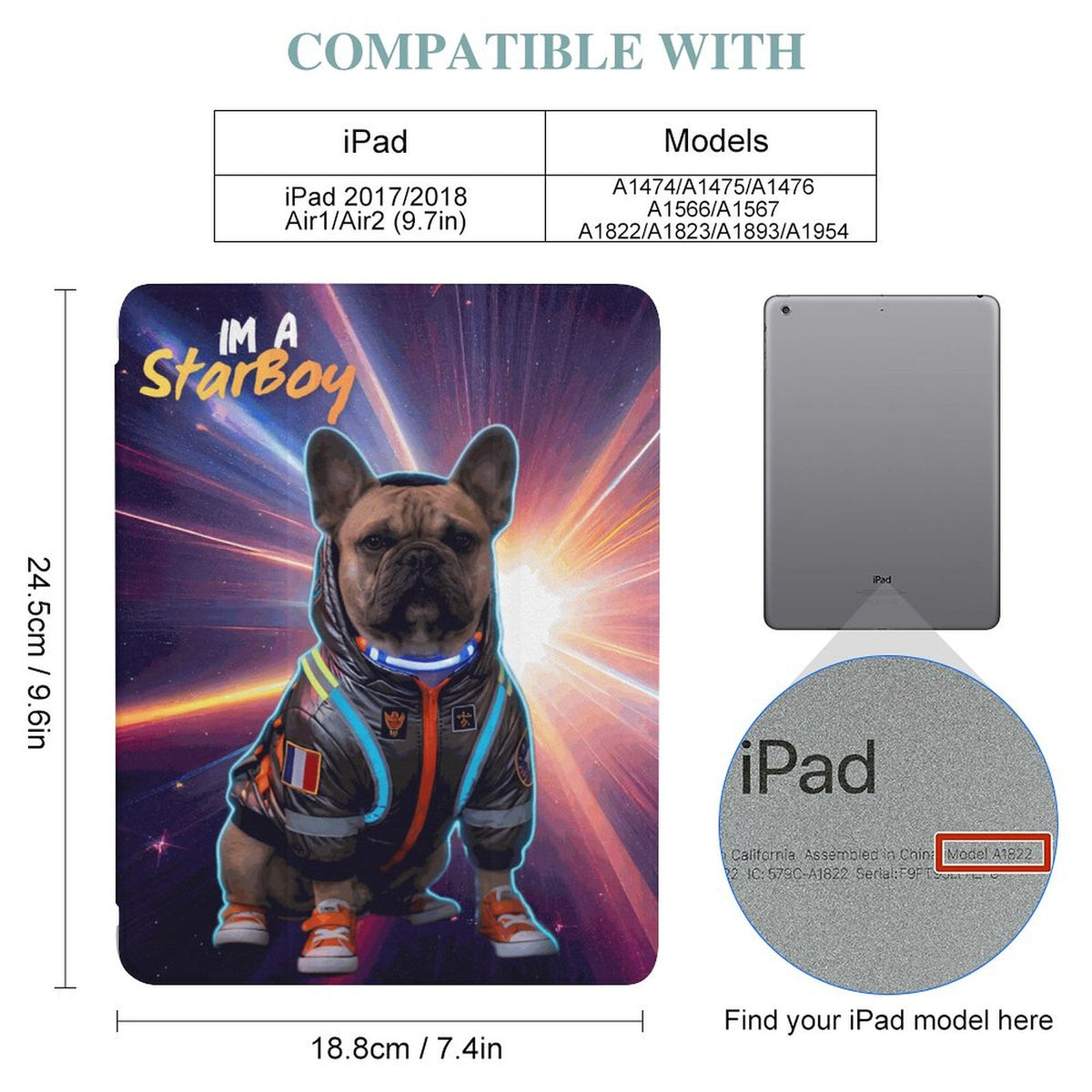 Tablet Case With Pencil Holder – Astro Pup