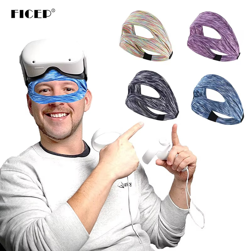 Eye Mask for Meta Oculus Quest 2 Sweat Band VR Glasses Cover Breathable Virtual Reality Headset for Quest 2 Accessories